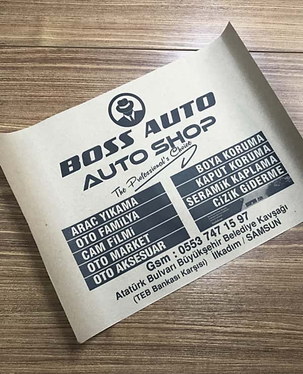 Oto Paspas Kağıdı